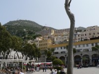 Gibraltar, pohled z náměstí