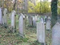 Strážov, část židovského hřbitova