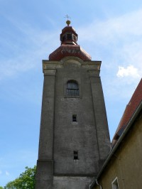 Týnec, věž kostela