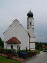 Poxau, barokní kostel sv. Jiří