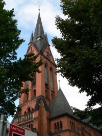 Varnsdorf, věž Červeného kostela
