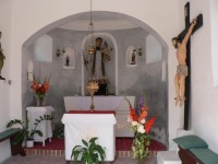 Čepice, vnitřek kaple sv. Antonína Paduánského