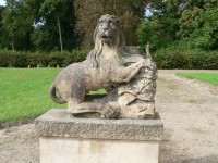 Liběchov, socha lva