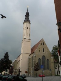 Žitava, věž kostela sv. Petra a Pavla