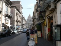 Catania, pohled na katedrálu