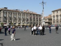 Catania, náměstí a sloní fontána