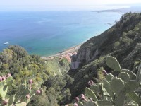 Taormina, pohled na moře
