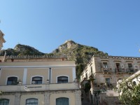 Taormina, saracénská pevnost nad městem