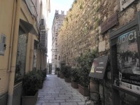 Taormina, jedna z uliček