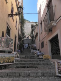 Taormina, ulička starého města