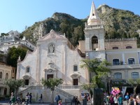 Taormina, pohled na saracénskou prvnost