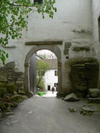 Hrad Roštejn v Javořické vrchovině.