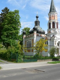 Františkovy Lázně, kopule kostela sv. Olgy