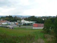 Pohled z Pastviska na jižní část města