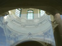 Pohled do kopule mausolea