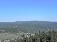 Tanvaldský Špičák, pohled na Jizerské hory