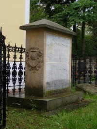 Hradec Králové - Kostel sv. Jana Křtitele na Zámečku, hřbitov bitvy r. 1866 