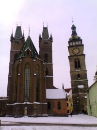 Hradec Králové - Bílá věž a chrám Sv. Ducha
