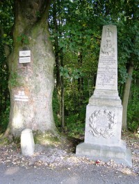 Les Svíb - pomník rakouského pěšího pluku č. 67
