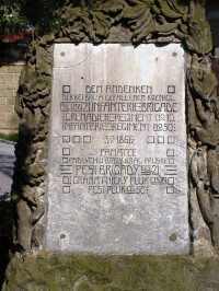 Bříza - pomník bitvy r. 1866