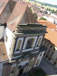 Jičín - kostel sv. Jakuba Většího z Valdické brány