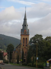 Horní Maršov - kostel Nanebevzetí Panny Marie, r. 2010
