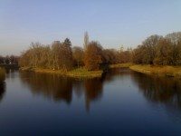 Hradec Králové - Jiráskovy sady, soutok Labe s Orlicí, Hučák