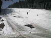 Webkamera SKI Centrum Zdobnice (obr. pořízen z webkamery provozovatele http://www.skizdobnice.cz/kamera.html) 