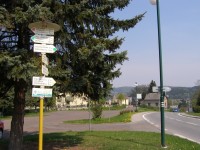 turistické rozcestí Rtyně v Podkrkonoší - nad Rychtou