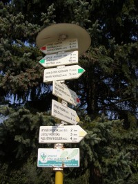 turistické rozcestí Rtyně v Podkrkonoší - nad Rychtou
