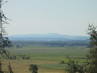 rozhledna Libníkovice - výhled Krkonoše