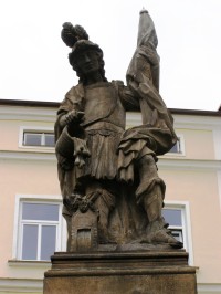 Broumov - socha sv. Floriána