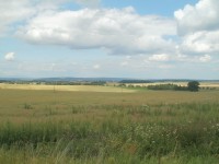 výhledy od Slavhostic (od Žlunického lesa) - panorama