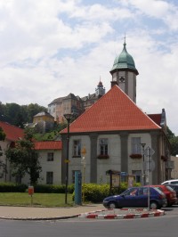 turistické rozcestí Javorník - náměstí
