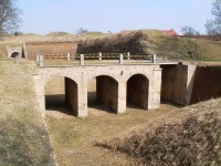 Pevnost Josefov - vykopaný most