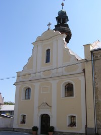 Zlaté Hory - špitální kostel Sv. kříže