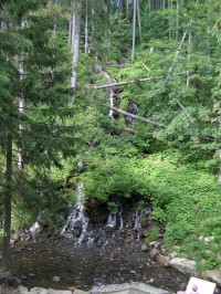 Karlova Studánka - umělý vodopád