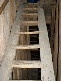 schody ve zvonici