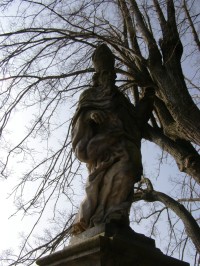 Miletín - socha sv. Gottharda