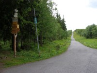 turistické rozcestí Pod Lesní boudou