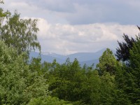 Trutnov - městský park, lesopark - vyhlídka na Krkonoše