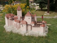 model hradu Tematín - Park miniatúr