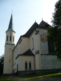 kostel ve Stříbrné
