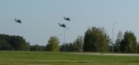 Návrat Mi-24 z leteckého dne Dny NATO v Mošnově