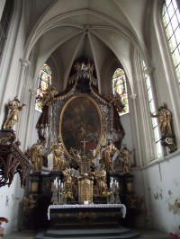 Želiv - klášterní kostel Narození Panny Marie - presbytář