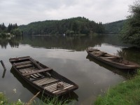 soutok Sázavy s Vltavou u Davle