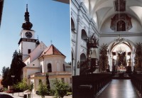 Třebíč – kostel sv. Martina z Tours a Městská věž