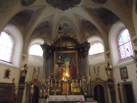 kostel v Miedzylesie - interiér