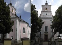 slatinický farní kostel