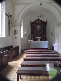interiér kaple Svatá trojice
